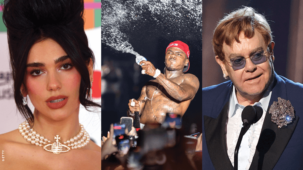 Dua Lipa, Elton John, & More Call Out DaBaby for Homophobic Comments