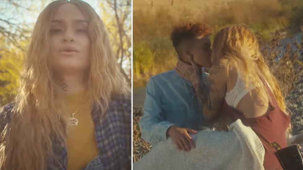 Kehlani Swooning Over an Androgynous Woman in the 'Honey' Music Video Made Us Melt
