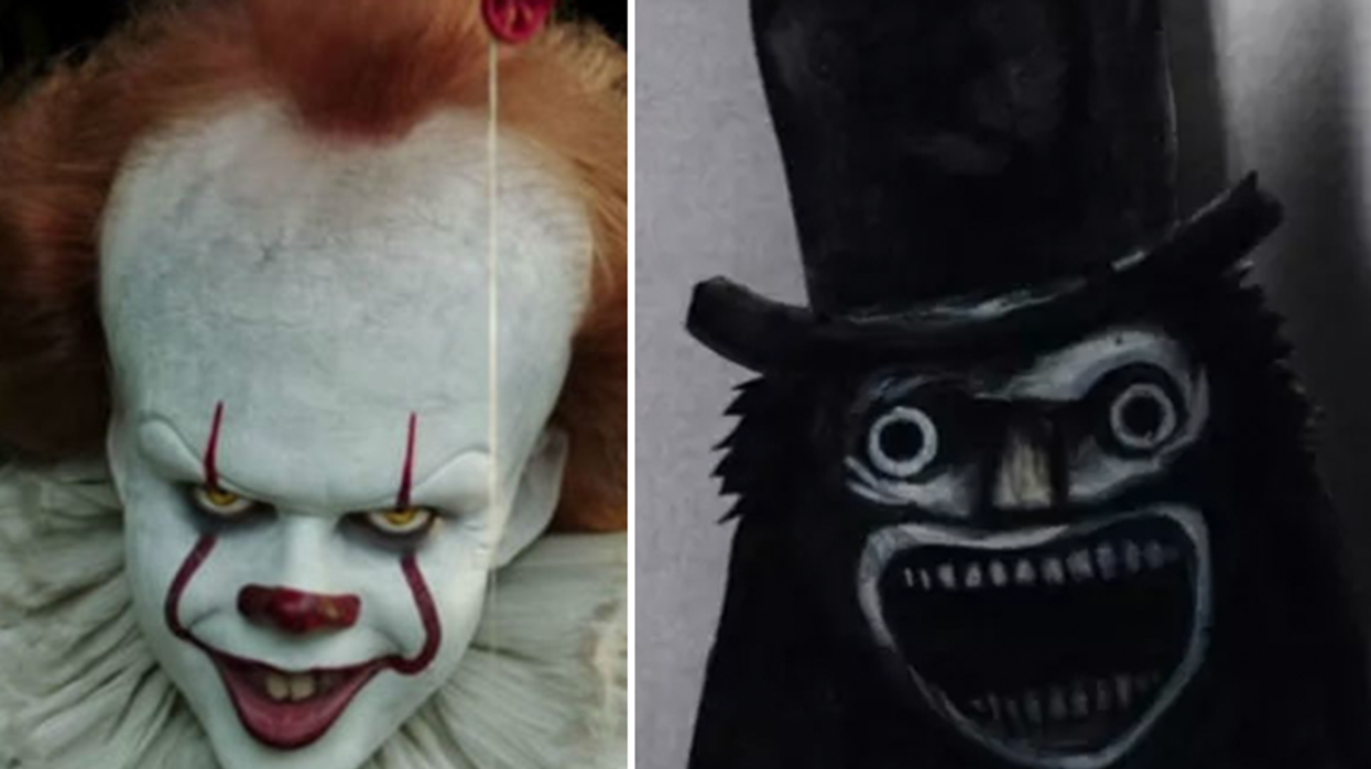 <p>Apparently Pennywise Is Gay and Dating the Babadook (Because Why the Hell Not?)</p>