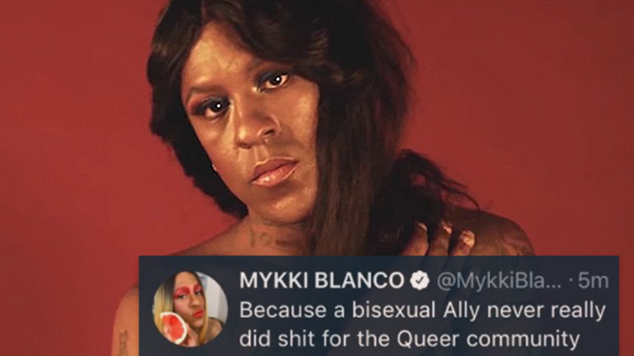 <p>Mykki Blanco Goes on Biphobic Twitter Rant Before Deleting Account</p>