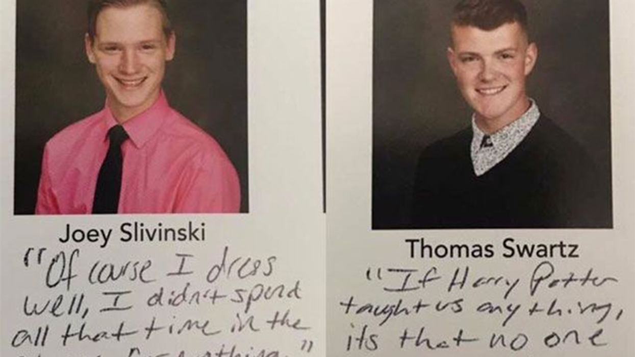 <p>This School Removed Gay Students' Senior Yearbook Quotes and People Are Pissed</p>