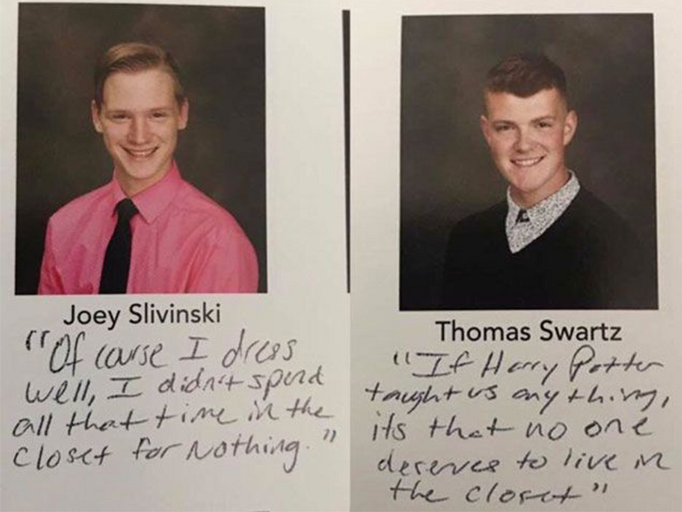 This School Removed Gay Students' Senior Yearbook Quotes and People Are Pissed