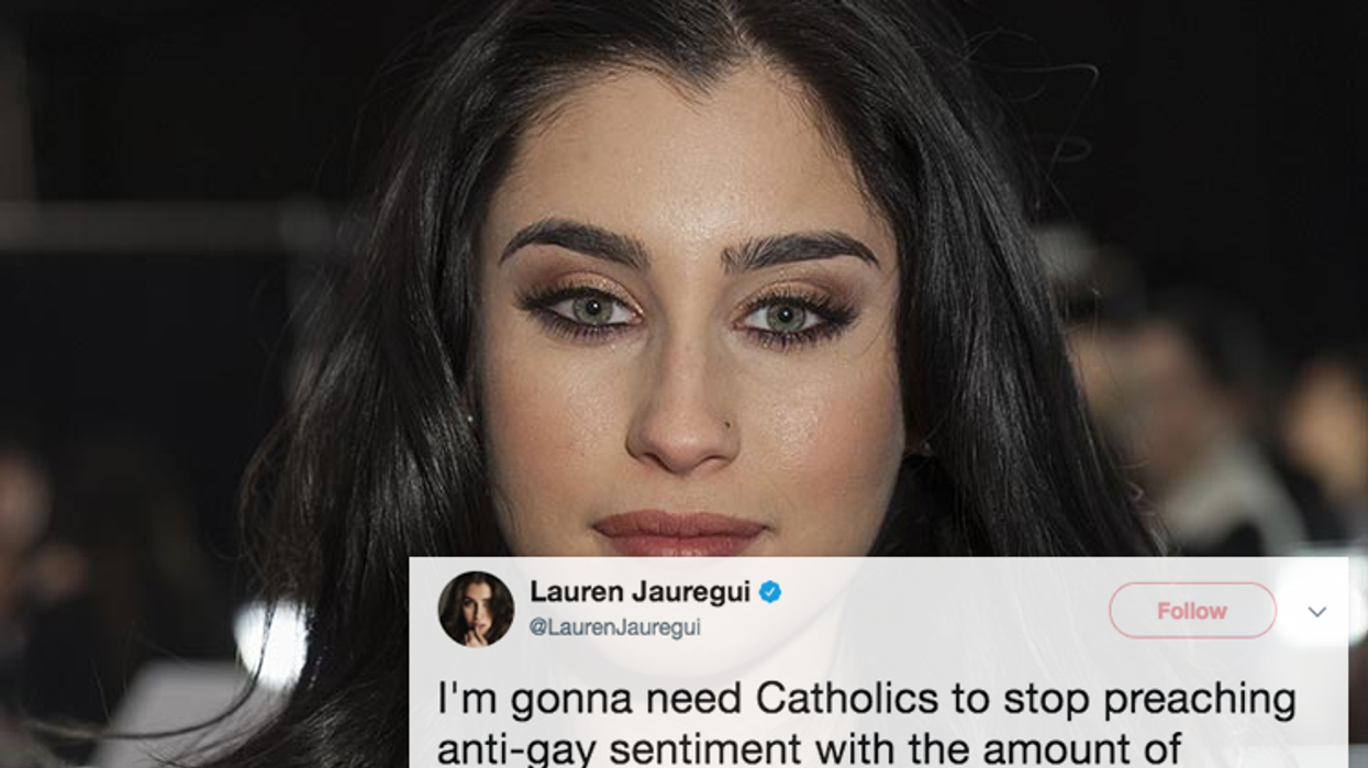 <p>Fifth Harmony's Lauren Jauregui Slams Catholic Church Over Anti-Gay Sentiment & Pedophilia</p>