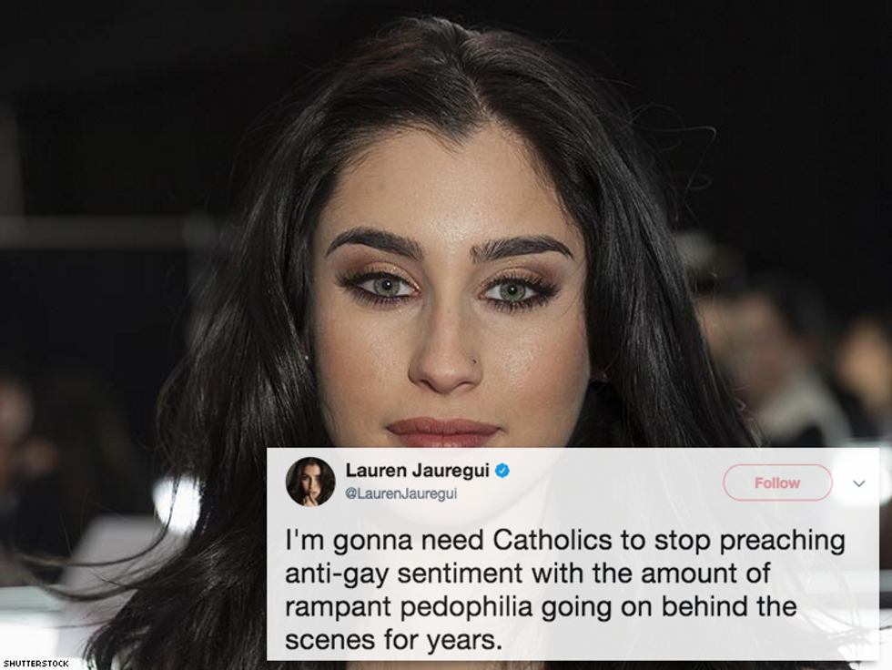 Fifth Harmony's Lauren Jauregui Slams Catholic Church Over Anti-Gay Sentiment & Pedophilia
