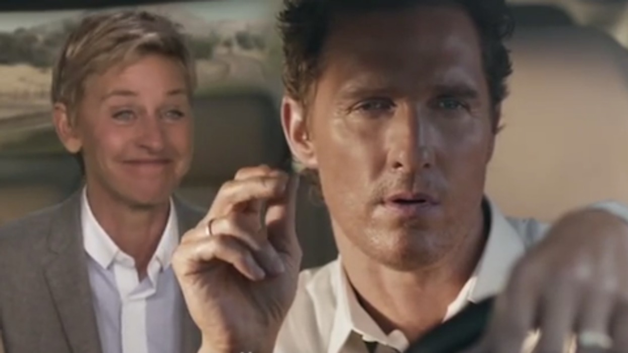 <p>WATCH: Ellen DeGeneres Crashes McConaughey's Lincoln Commercial, Makes It Infinitely Better</p>