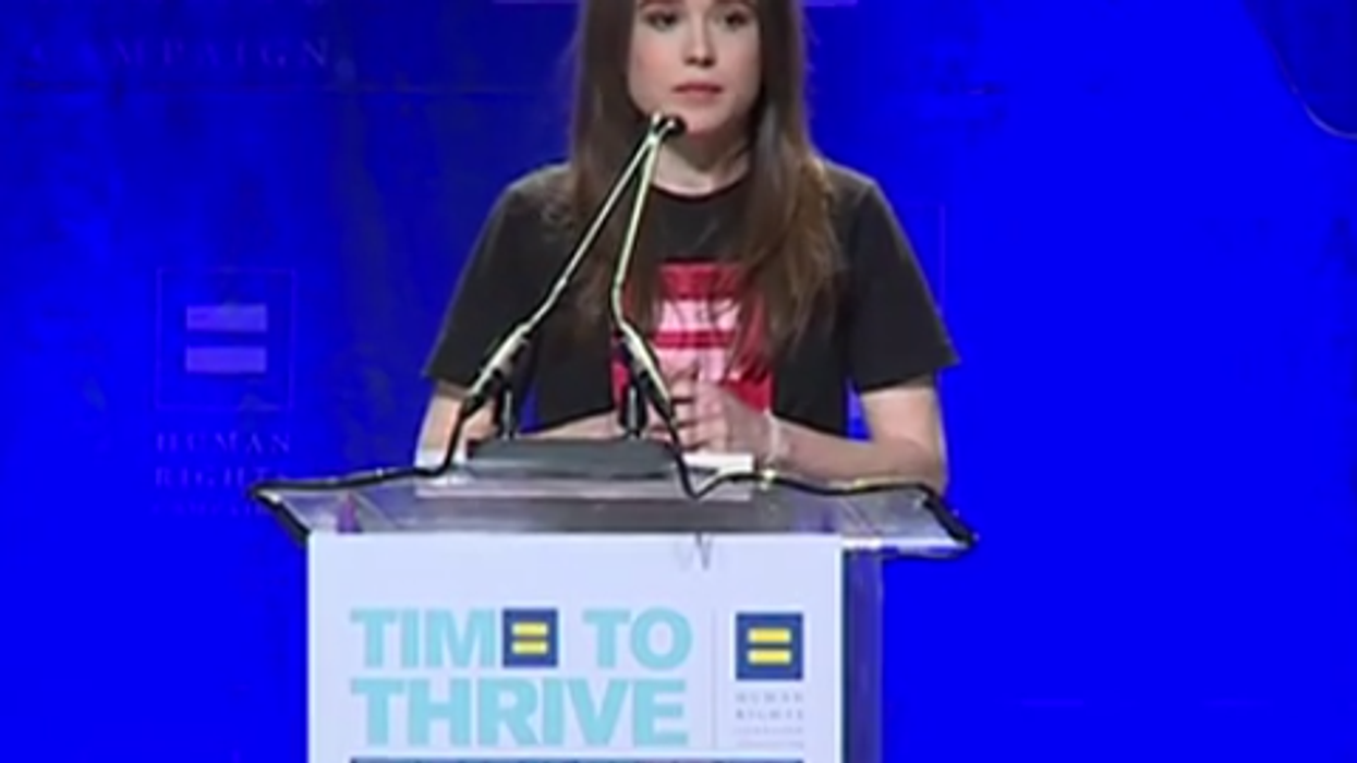 <p>WATCH: Ellen Page Comes Out as Gay at LGBT Youth Conference</p>