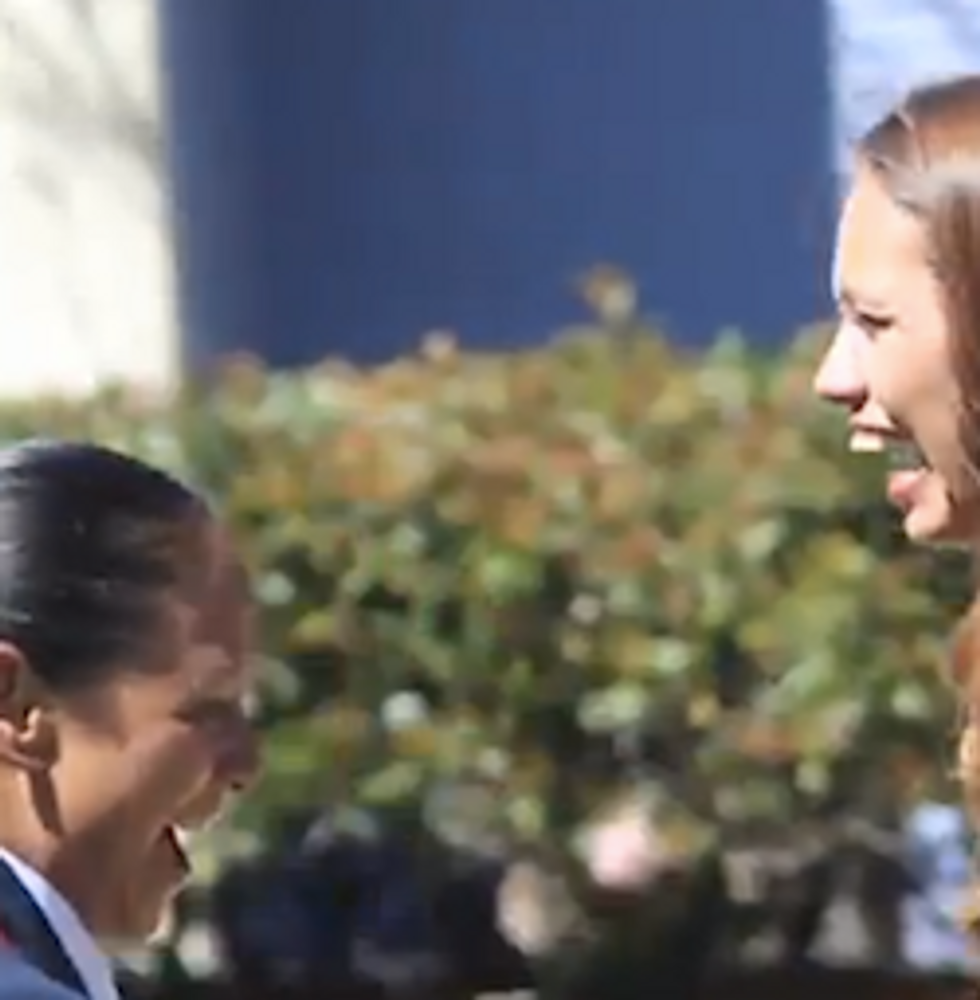 WATCH: Adorable Lesbian Couple Gets Engaged 'Glee' / Warbler-Style 