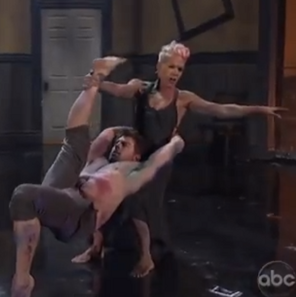 Watch: P!nk Steals the Show at the AMAs
