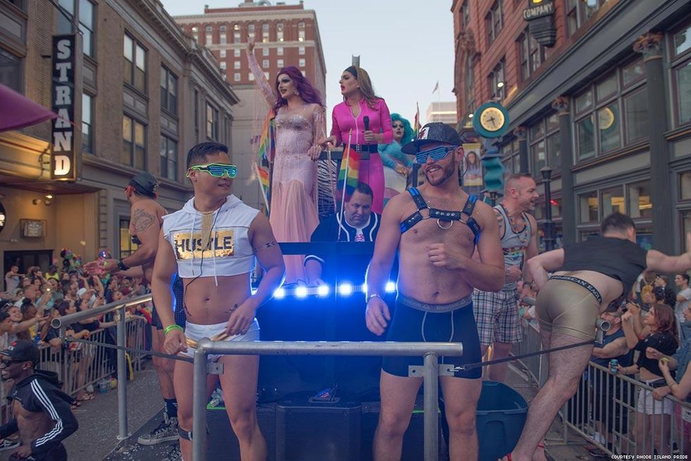 In 1976, LGBT Rhode Islanders began to organize the first ever Pride Parade. 75 people marched.