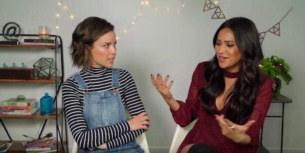 Ingrid Nilsen and Shay Mitchell