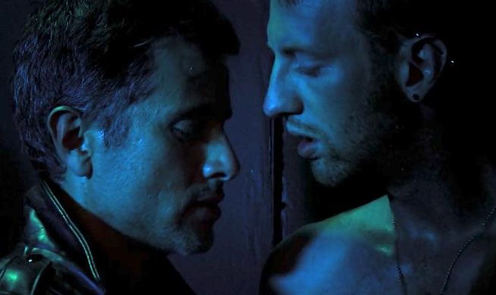 Interior. Leather Bar.