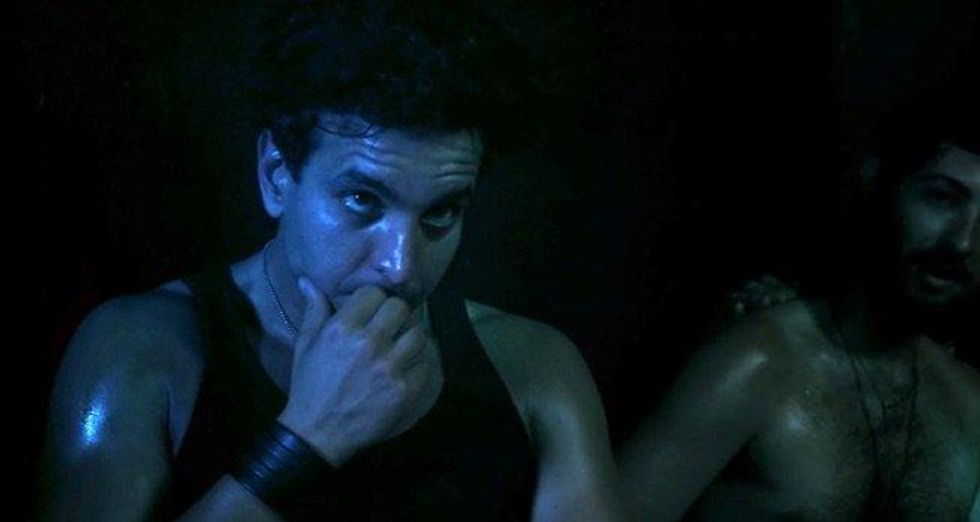 Interior. Leather Bar.