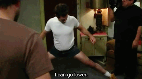 It's always sunny go lower shorts gif