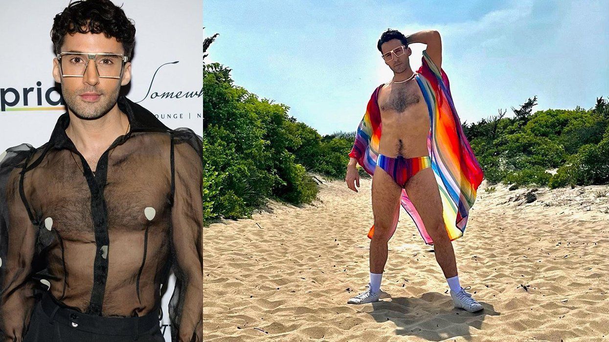 Jackie Cox Shows Skin Sexy Gay Man