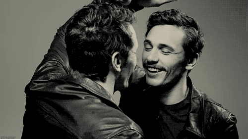 James Franco kisses himself