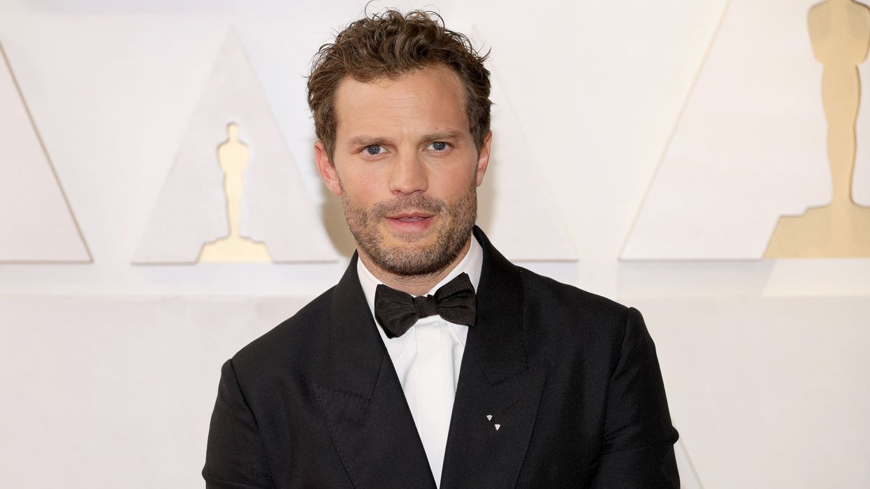 Jamie Dornan attends the 94th Annual Academy Awards in Hollywood, California.