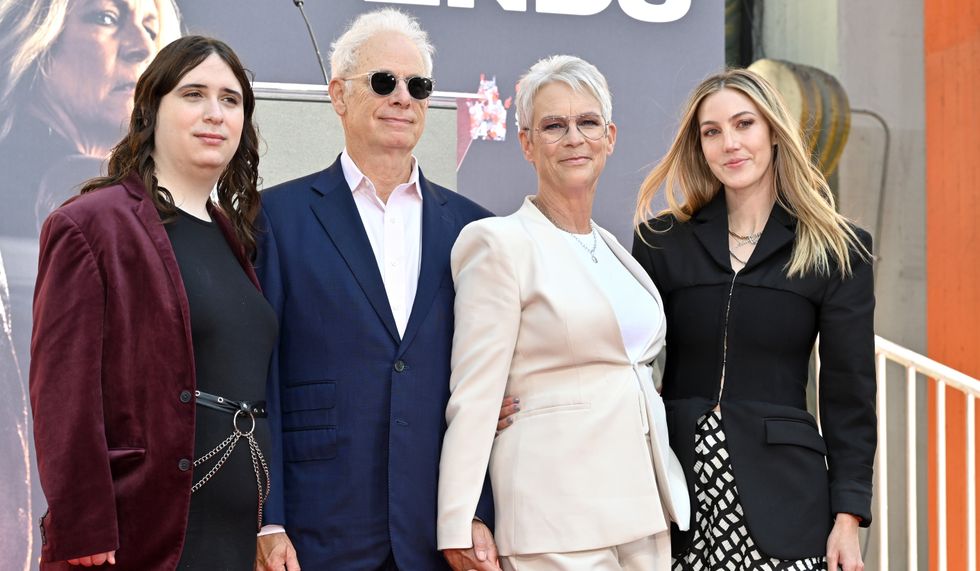 Jamie Lee Curtis and child Ruby Guest