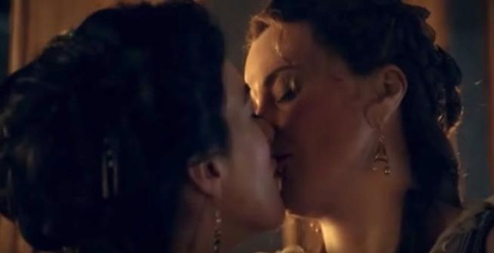 Jamie Murray and Lucy Lawless