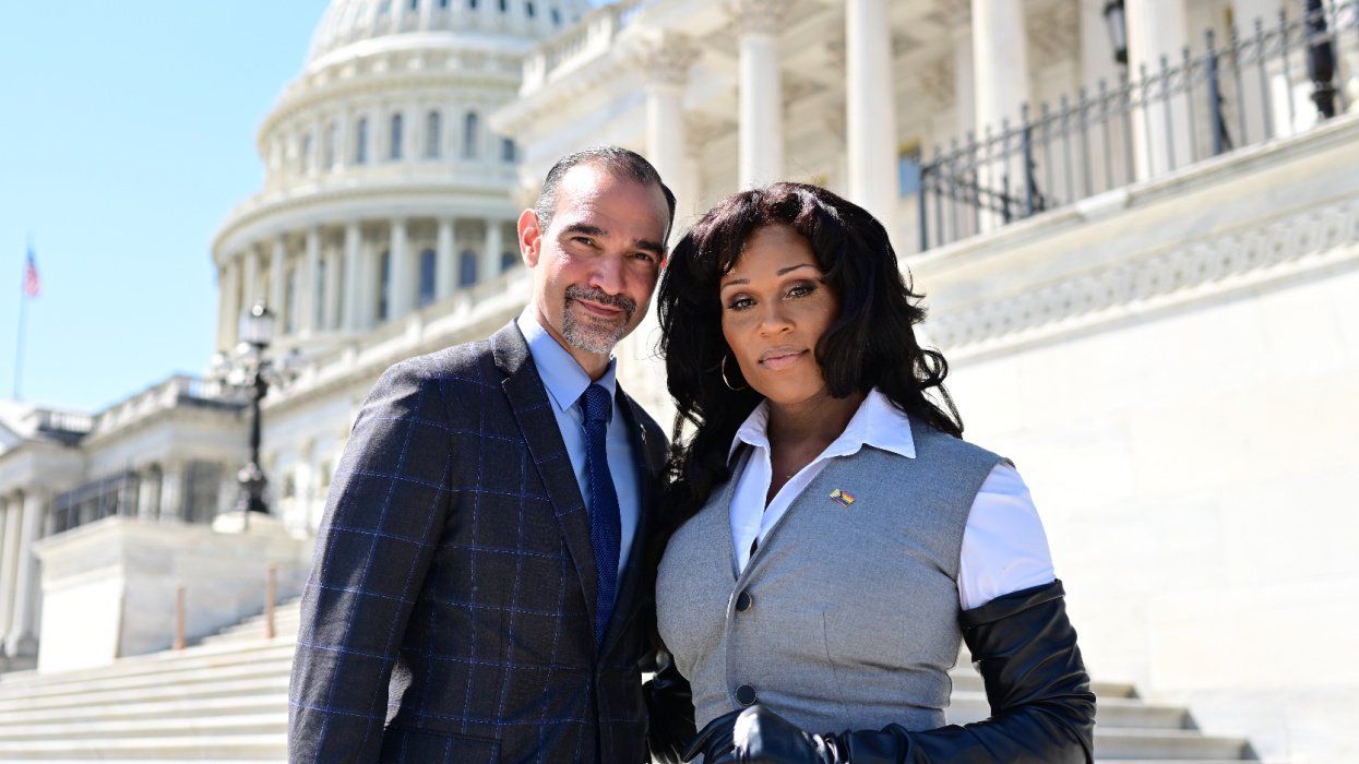 Javier Muñoz and Peppermint on Capitol Hill