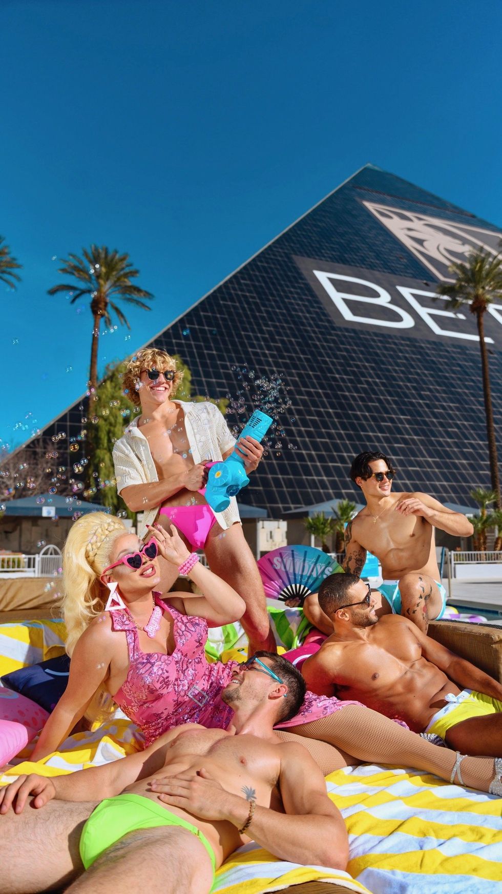 Jaymes Mansfield at Temptation Sundays in Las Vegas.