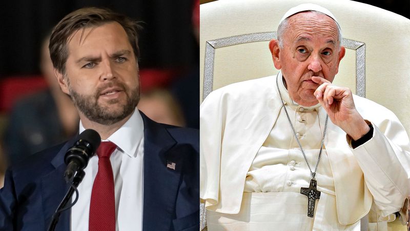 JD Vance and Pope Francis
