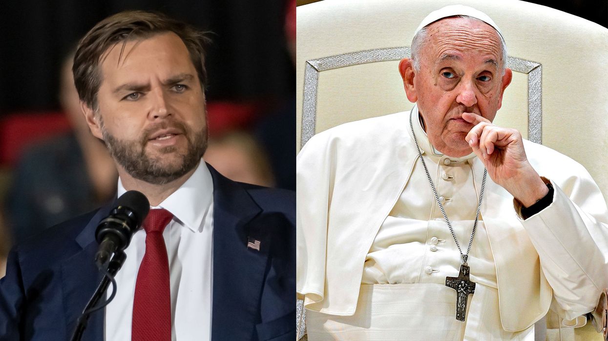 JD Vance and Pope Francis