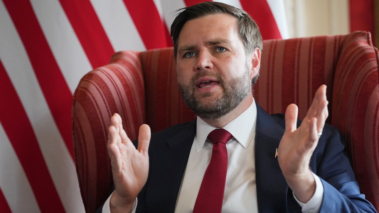Watch JD Vance get called a 'couch-f*cker' to his face