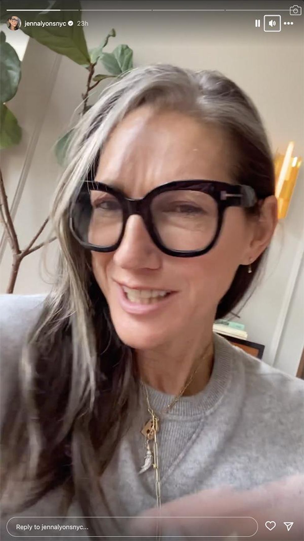 Jenna Lyons Instagram Live Still