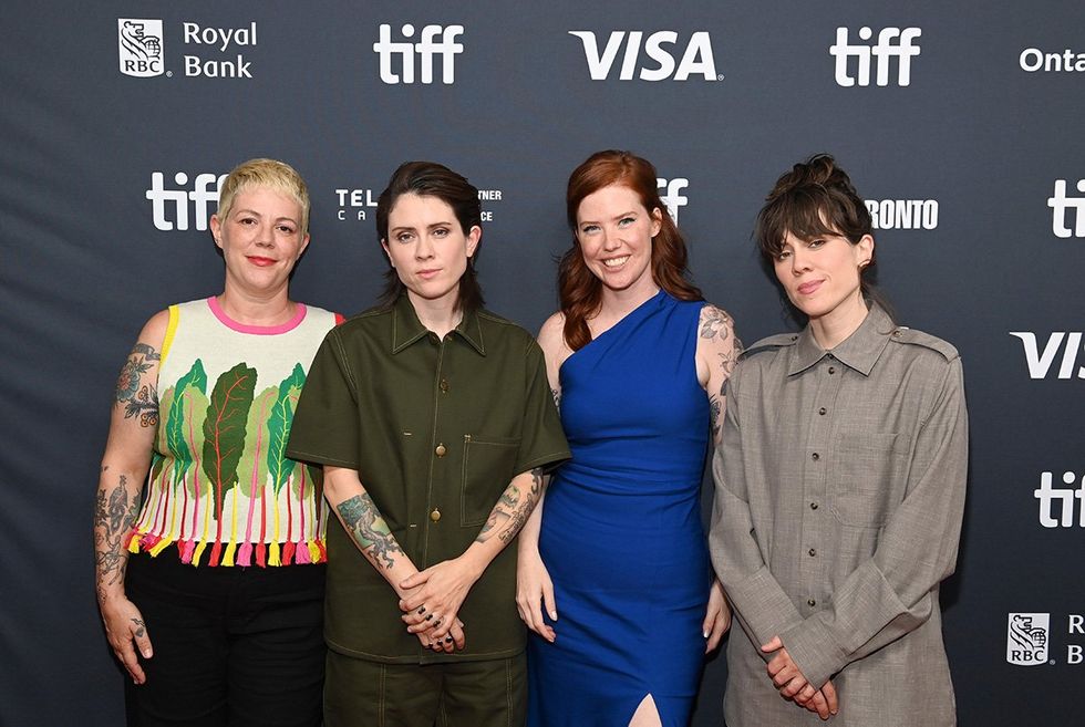Jenni Eliscu, Tegan Quin, Erin Lee Carr, and Sara Quin