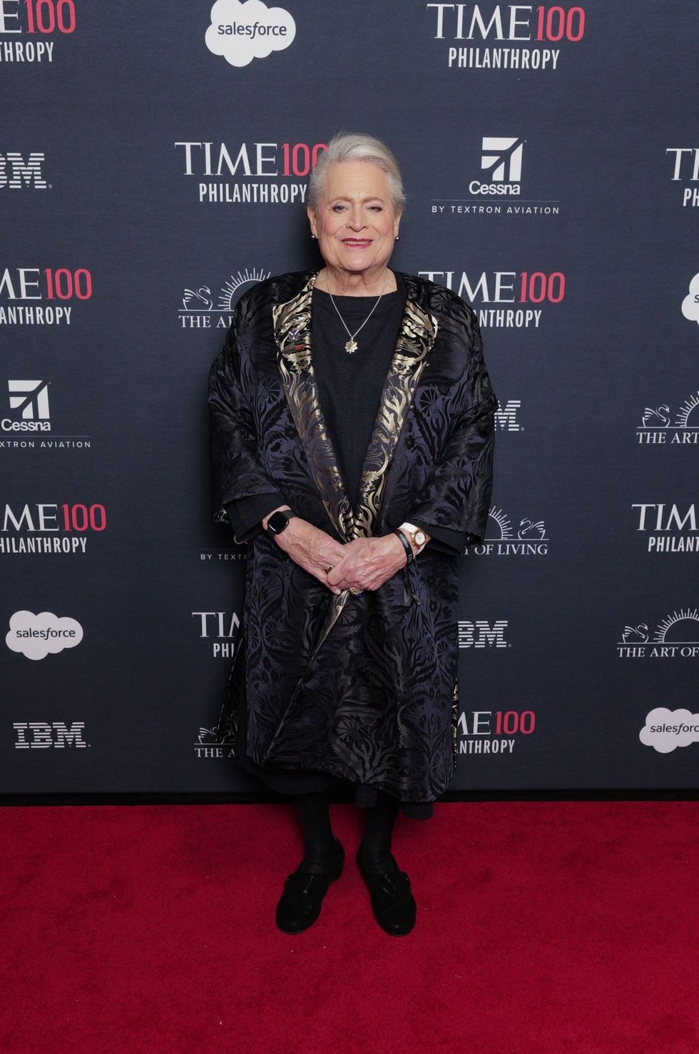 Jennifer N. Pritzker at the TIME100 Impact Dinner event in May 2025