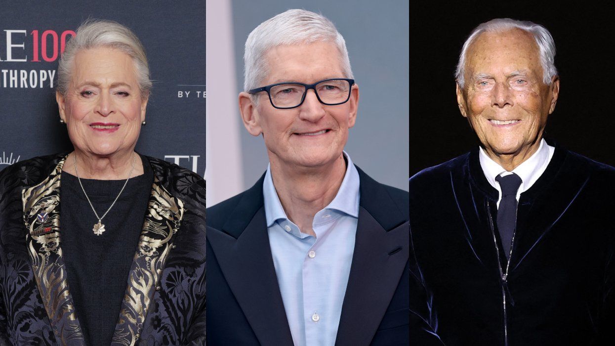Jennifer Pritzker; Tim Cook; Giorgio Armani