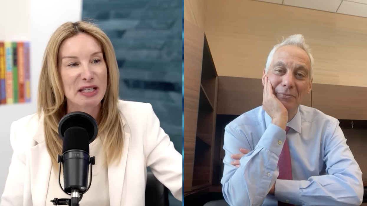 Jennifer Welch and Rahm Emanuel on the Ive Had It Podcast