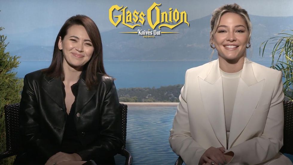 Onion Lesbian Porn - Jessica Henwick & Madelyn Cline Tease Their Mysterious Glass Onion Roles