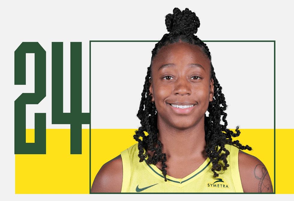 Jewell Loyd Seattle Storm photo gallery queer women 2024 WNBA womens professional basketball league