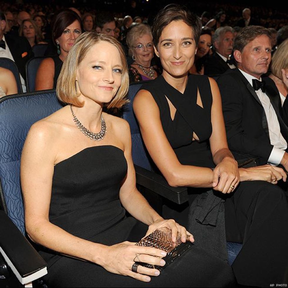 Jodie Foster and Alexandra Hedison