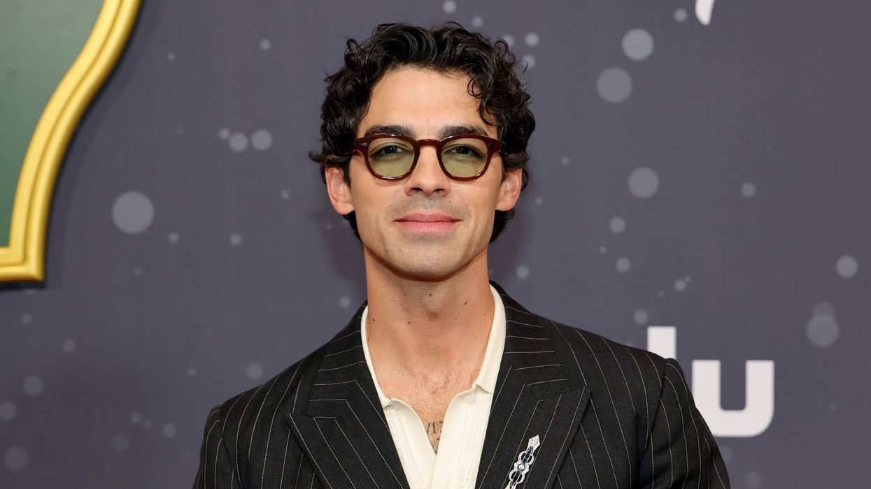 Joe Jonas attends Disney+'s "A Very Jonas Christmas Movie" New York premiere.