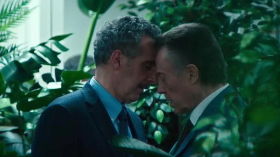 John Tuturro and Christopher Walken in Severence