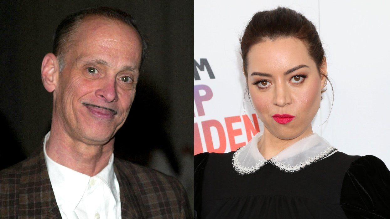 John Waters; Aubrey Plaza