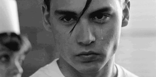 Johnny Depp Crying gif