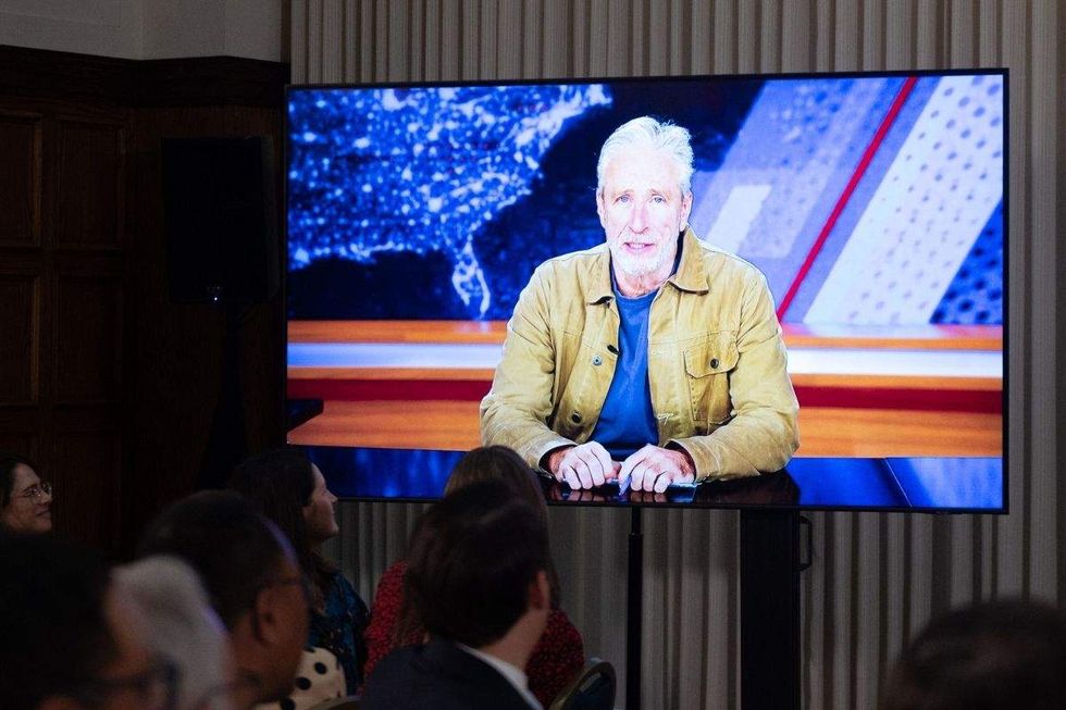 jon stewart video message