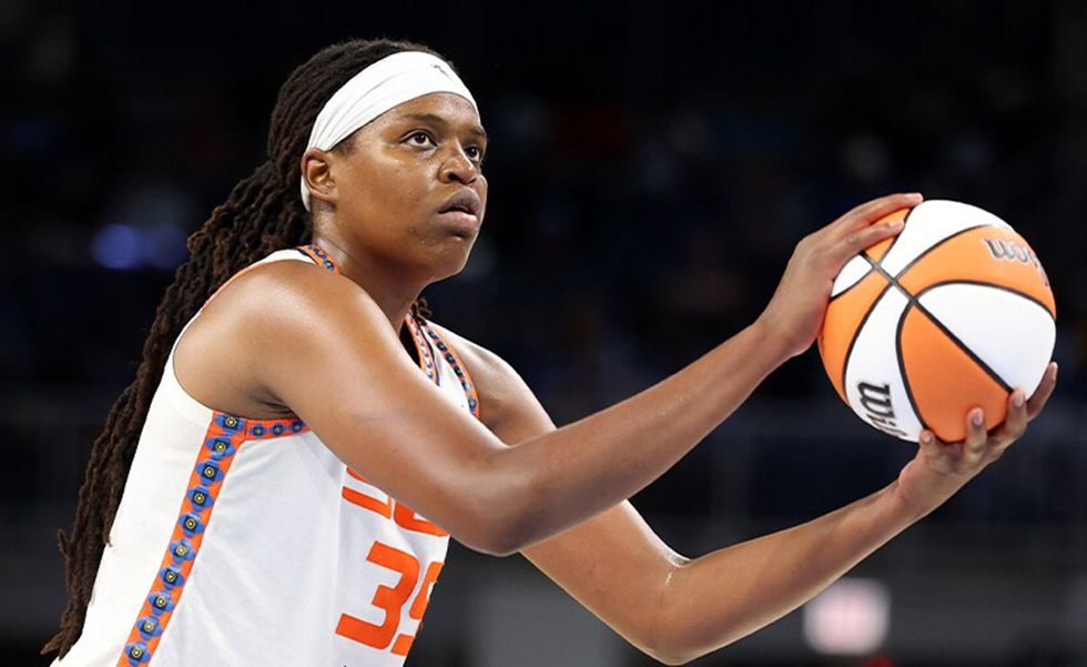 Jonquel Jones New York Liberty photo gallery queer women 2024 WNBA womens professional basketball league