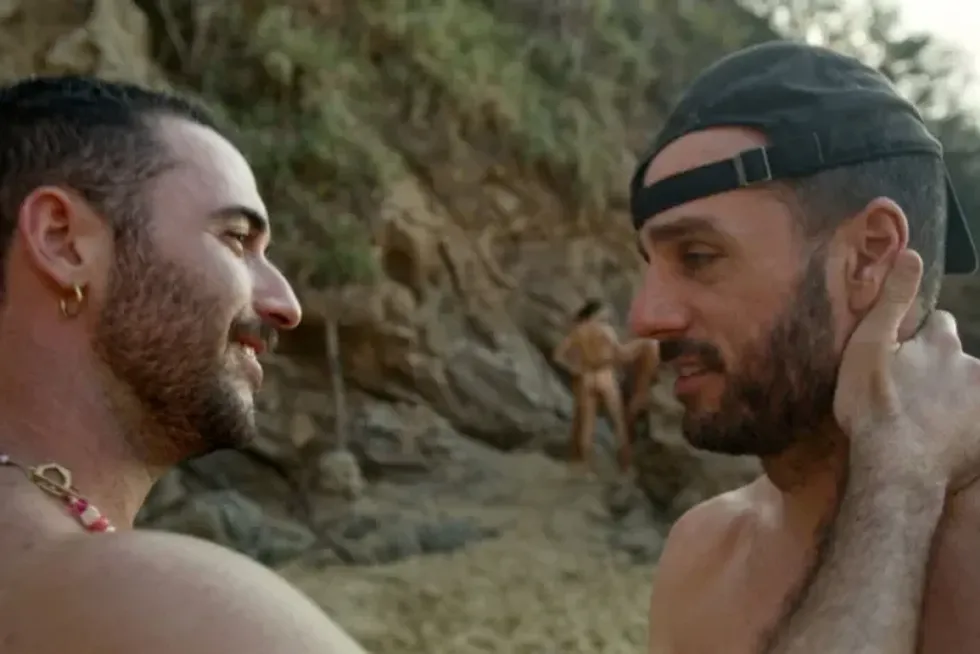 Jordan Firstman, Sebasti\u00e1n Silva, and Ricco Diamanti in \u2018Rotting in the Sun\u2019