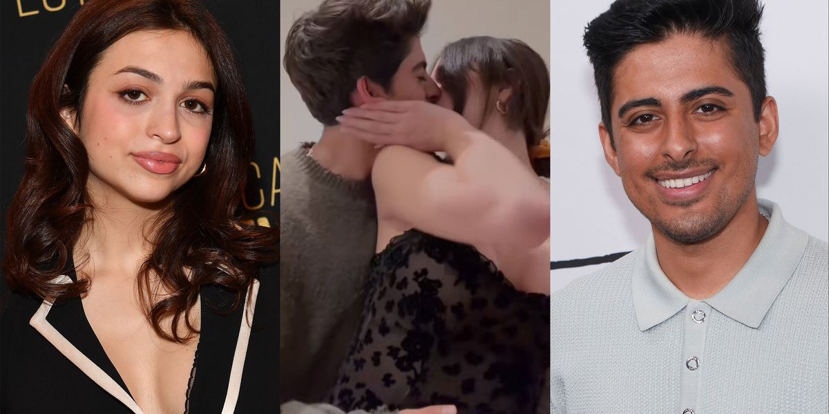 Josie Totah & Karan Brar share a kiss on TikTok