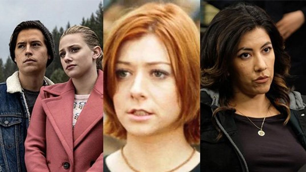 Jughead and Betty in 'Riverdale,' Willow in 'Buffy the Vampire Slayers,' and Rosa in 'Brooklyn Nine-Nine'