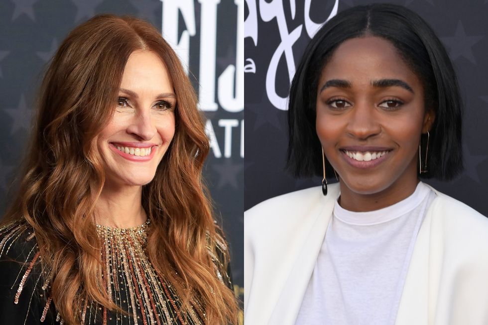 Julia Roberts and Ayo Edebiri