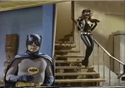 Julie Newmar as Catwoman.