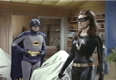 Julie Newmar as Catwoman.