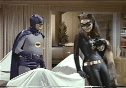 Julie Newmar as Catwoman.