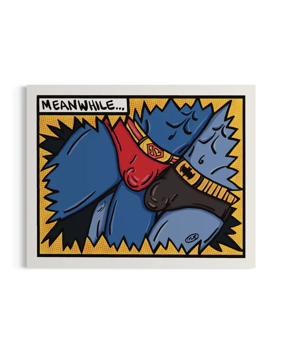JUSTMIKEYSART - MEANWHILE ART PRINT