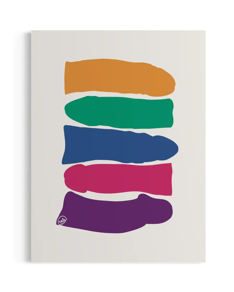 JUSTMIKEYSART - THE LINE-UP 11X14 ART PRINT